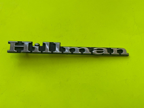 Vintage car badge hillman - car,