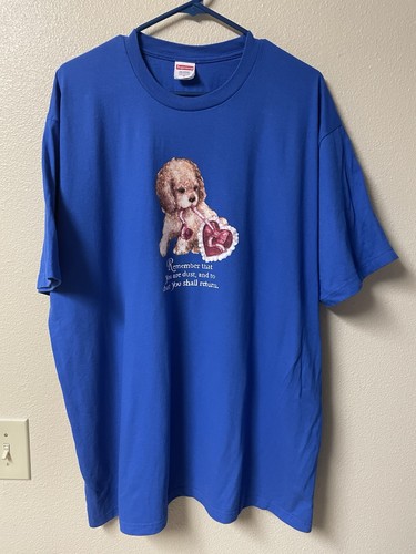 Supreme dust tee blue xl - tee,