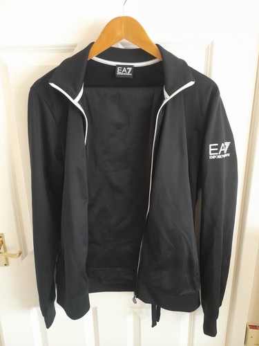 Ea7 men black tracksuit - men's, size