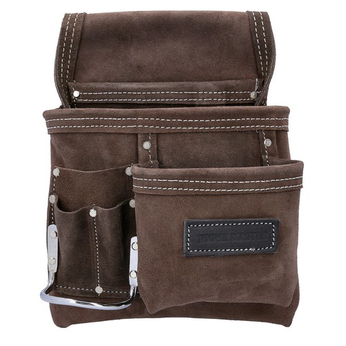 Leather pouch with hammer - pouch,