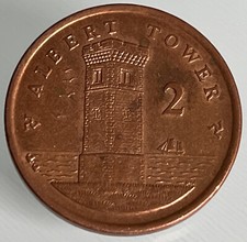 2005 Isle of Man 2p Two Pence Coin - Albert Tower