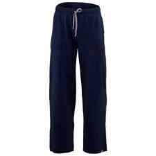 Isobaa Mens 100% Merino Wool 260 Lounge Loose Jogger Pants Navy Small Medium S M