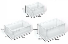 Clear euro stacking heavy - clear, duty