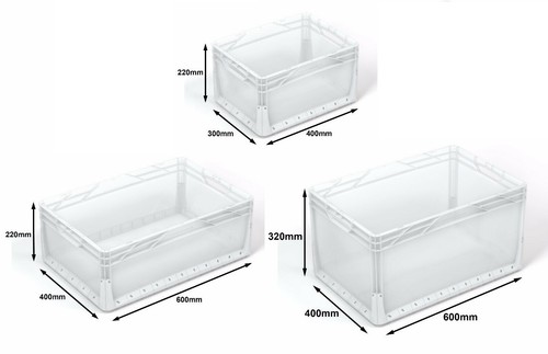 Clear euro stacking heavy duty - euro,