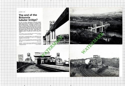 Britannia tubular bridge - britannia,