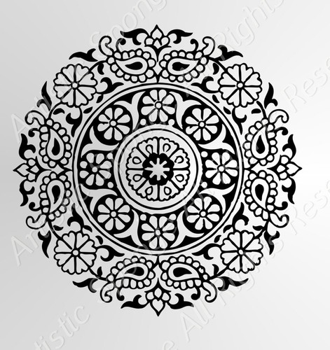 Round mandala medallion - mandala,