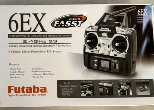 Futaba 6ex 4hz transmitter - futaba, 6ex-2.4hz