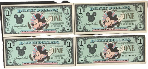 Disney dollars off - 4,