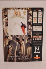 Royal Mail Swans issue Post Office counter display  stand 19 Jan 1993