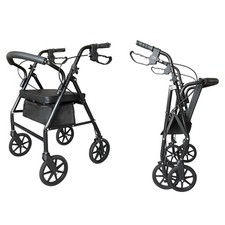 Black Foldable Rollator