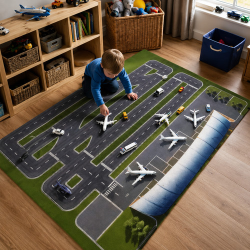 Airplane airport runway play - airplane,