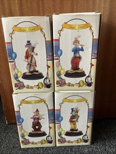 Set of 4 Circus Clowns by Leonardo Collection In Original Box