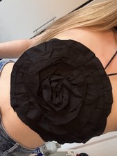 Zara Black Flower Corset