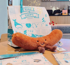 1pcs Jellycat sausage hot dog