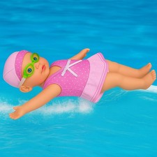 Cute Water Swimmer Baby Swimming Doll Bathroom Bath & Pool Toy with Accessories