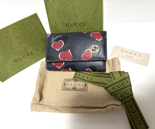 Gucci keyring key case leather - gucci,