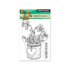 Penny black clear stamps - black,
