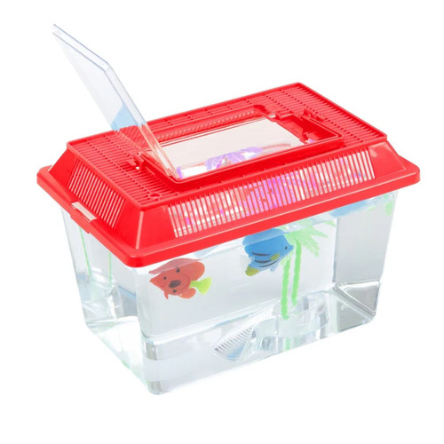 Portable plastic fish - plastic, tank