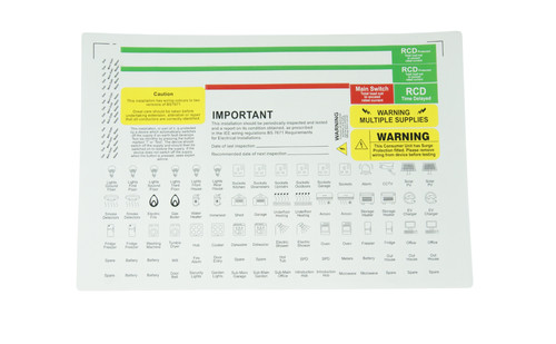 Fuse board consumer unit - board,