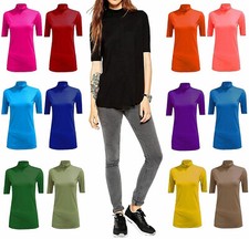 Women Turtle Polo Neck Plain