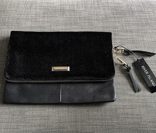 Ladies black river island faux - ladies,