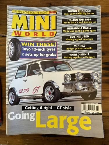 Mini world magazine - back, issue