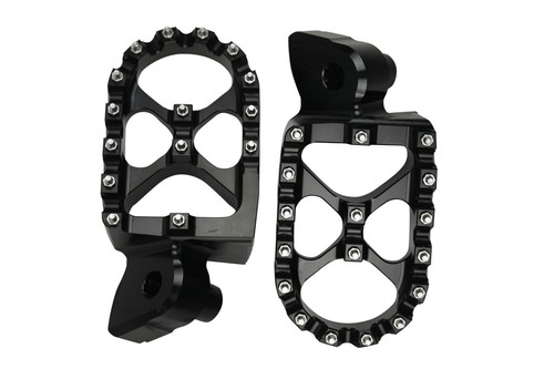 Black motocross footrest - motocross,