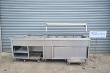 Carvery Unit Bain Marie Hot cupboard heated gantry 3 Phase 271cm Long
