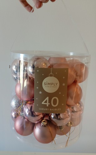 40pcs christmas luxury - 40pcs, baubles