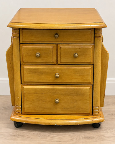 Vintage oak effect - oak, table
