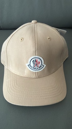 Moncler beige baseball cap - beige,
