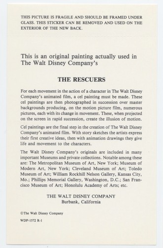 Disney the rescuers - rescuers,, animation