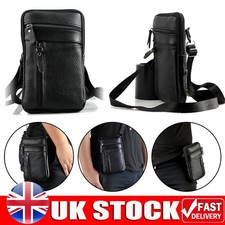 Men Leather Phone Pouch Small