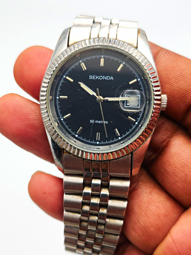Sekonda vintage quartz date - sekonda,