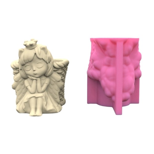 Flower pot silicone - flower, mold