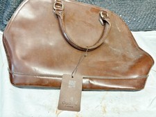 VINTAGE DUDLIN FIRENZE BROWN LEATHER DOCTOR STYLE BAG HANDBAG WITH TAGS