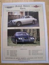 British motors paris aston - british,