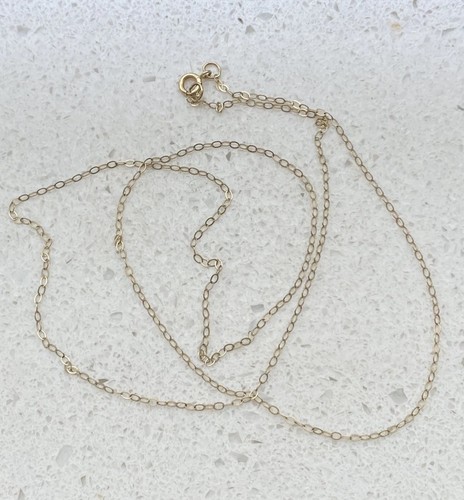 9ct gold inch fine - 9ct, necklace