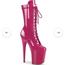 Pleaser Flamingo-1050 Mid Calf