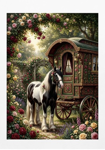 Rose garden romany gypsy - rose,