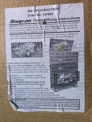 Snapon tool box - snapon,