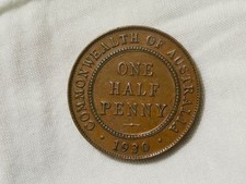 Australia  Half Penny 1933