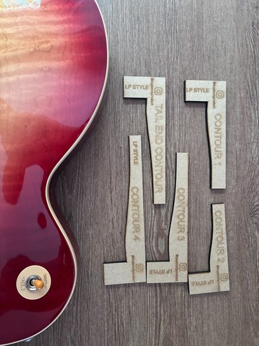 Les paul guitar body contour - les,