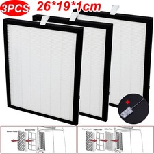 3Pack HEPA Filter for MEACO Dehumidifier 12L 12LE Low Energy Platinum Filters UK