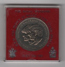 1981 Elizabeth II The Royal Wedding Crown Coin in Red Case