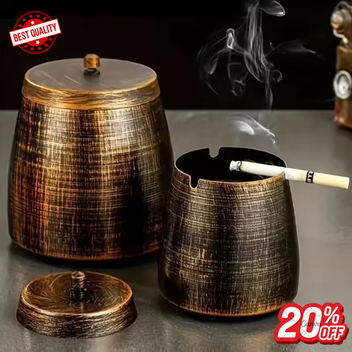 Outdoor ashtray with lid - ashtray,