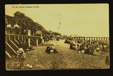Old Postcard: On the Beach