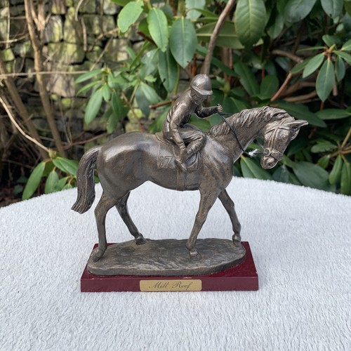 Bronzed resin figure mill - resin,