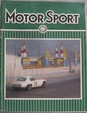 Motor Sport magazine April 1963 featuring Triumph Spitfire, MG Midget