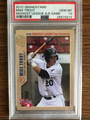 Mike trout psa10 2010 - mike,